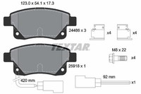 Textar Bremsbelagsatz, Scheibenbremse 2448601 FüR Ford