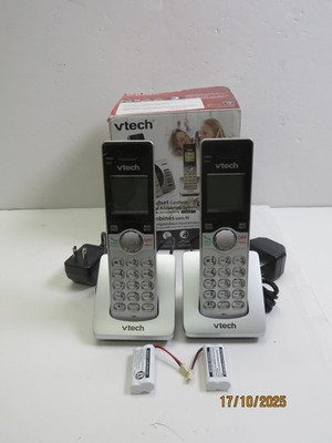 VTech CS6329-3 1.9 GHz 2 Handsets Cordless Phone NO ANSWERING BASE [MZ40]