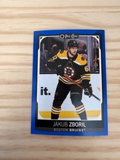 2021-22 O-Pee-Chee Blue #446 Jakub Zboril - Boston Bruins