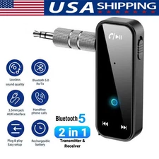 USB Wireless Bluetooth 5.0 Transmitter Receiver for Car Music Audio Aux Adapter