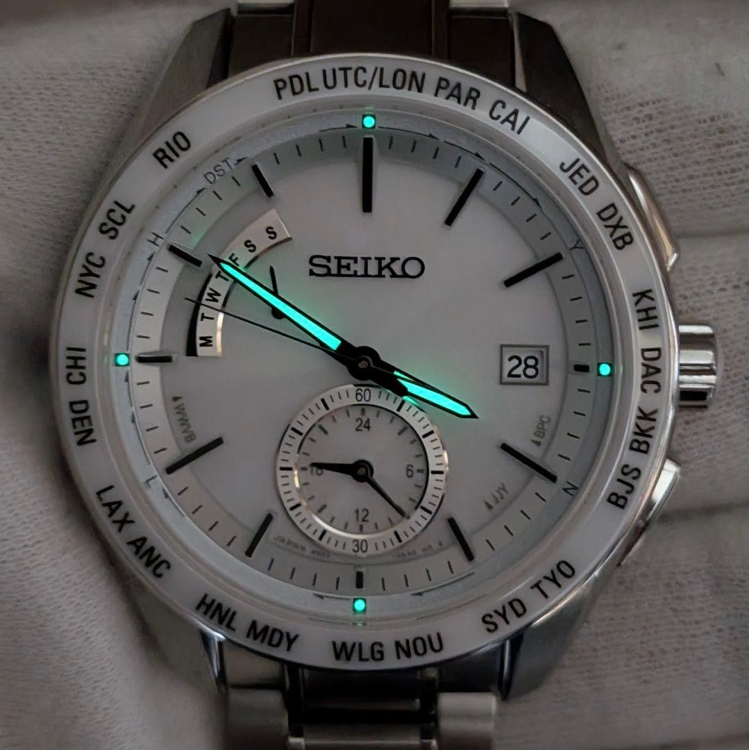 Excellent SEIKO BRIGHTZ Seiko Brightz Radio-Controlled Solar Watch View 2