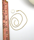 14K Yellow Gold Singapore Chain Necklace 20" 3.4 Gr [N137] — photo 5