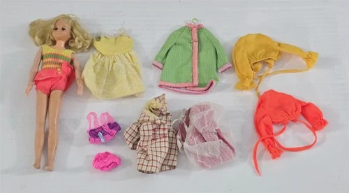 X-799 VINTAGE 1960/70'S MATTEL BARBIE SKIPPER DOLL W/ TAGGED CLOTHING