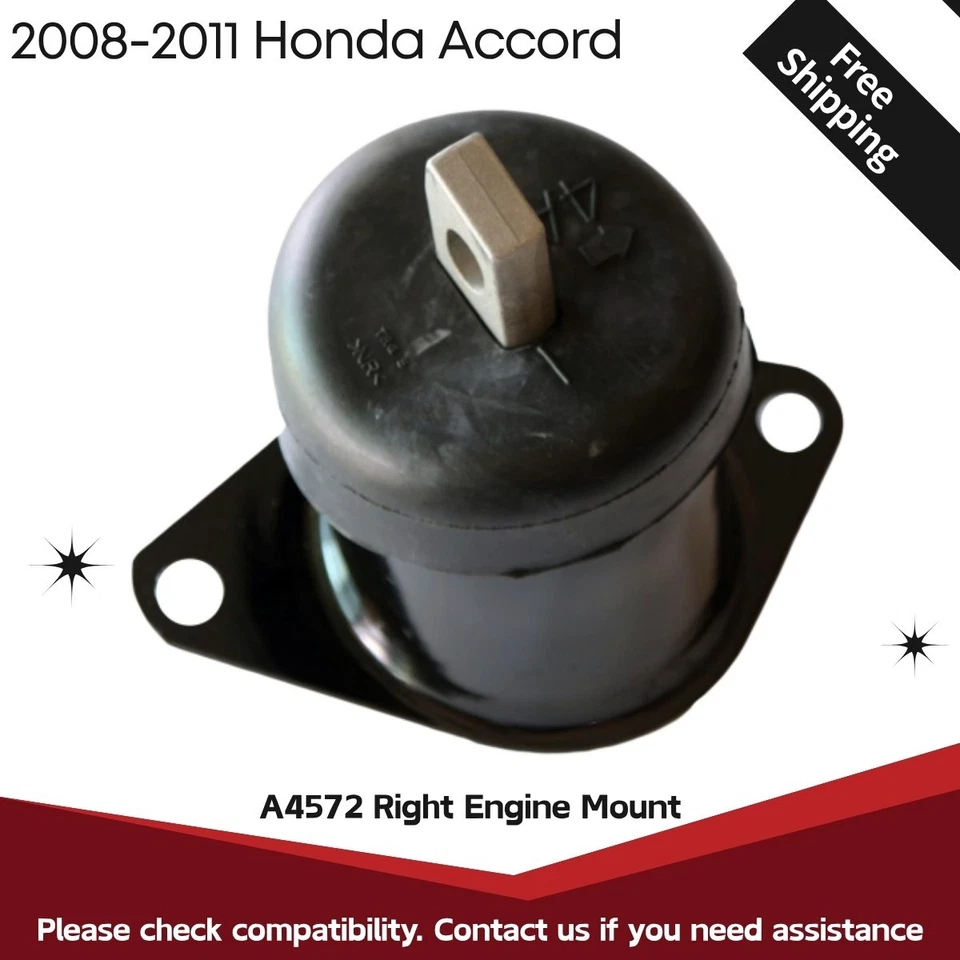 Montaje motor derecho A4572 para Honda Accord 08-11 2,4 L Foto 4 de 4