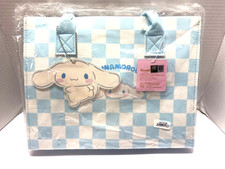 Sanrio Hello Kitty Cinnamoroll 13" x 10" Felt Hand Bag Purse NEW