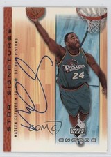 2000-01 Upper Deck Encore Star Signatures Mateen Cleaves #MC Auto 1f1i