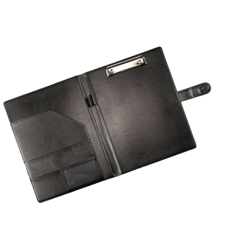 PU Conference Folder with Clipboard Leather Document Folder File ...