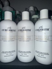 CURLSMITH 3 PACK Fragrance Free Shine Shampoo 12.0 Fl Oz