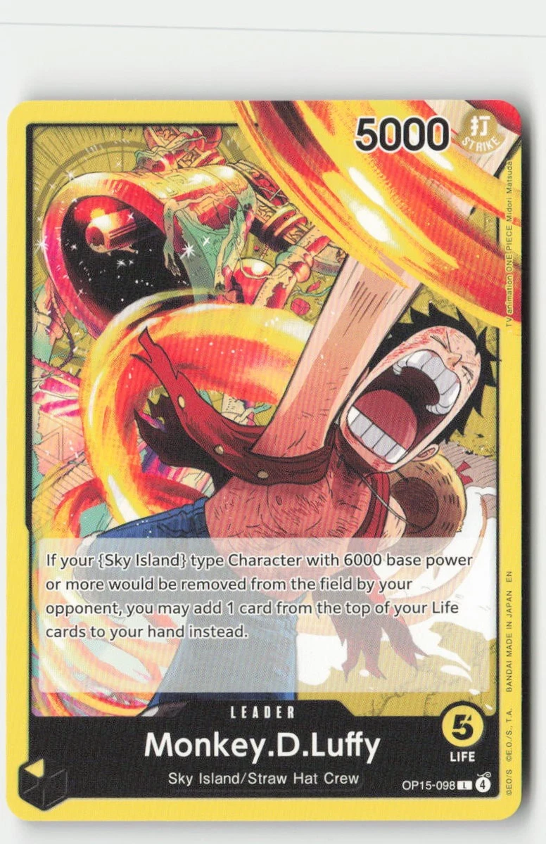 Monkey.D.Luffy OP15-098 Adventure on Kami's Island | Updated Oct 2026