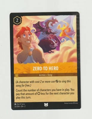 Zero To Hero Disney Lorcana TCG Rise of the Floodborn Card 32/204