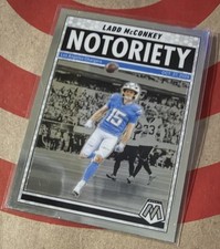 2025 Panini Mosaic Ladd McConkey #2 Notoriety Los Angeles Chargers