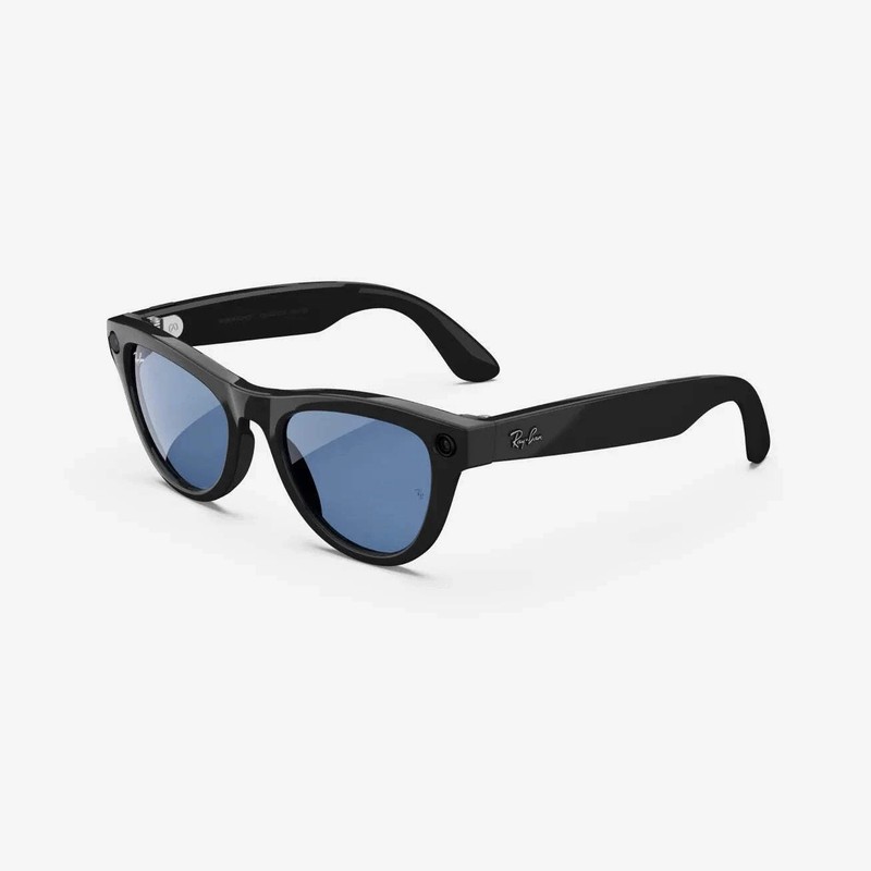 [New] Ray-Ban Meta Skyler (Gen 1), Shiny Black / Cerulean Blue Transitions