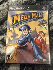 Mega Man Anniversary Collection PS2 No Manual Tested And Working 10 Games!