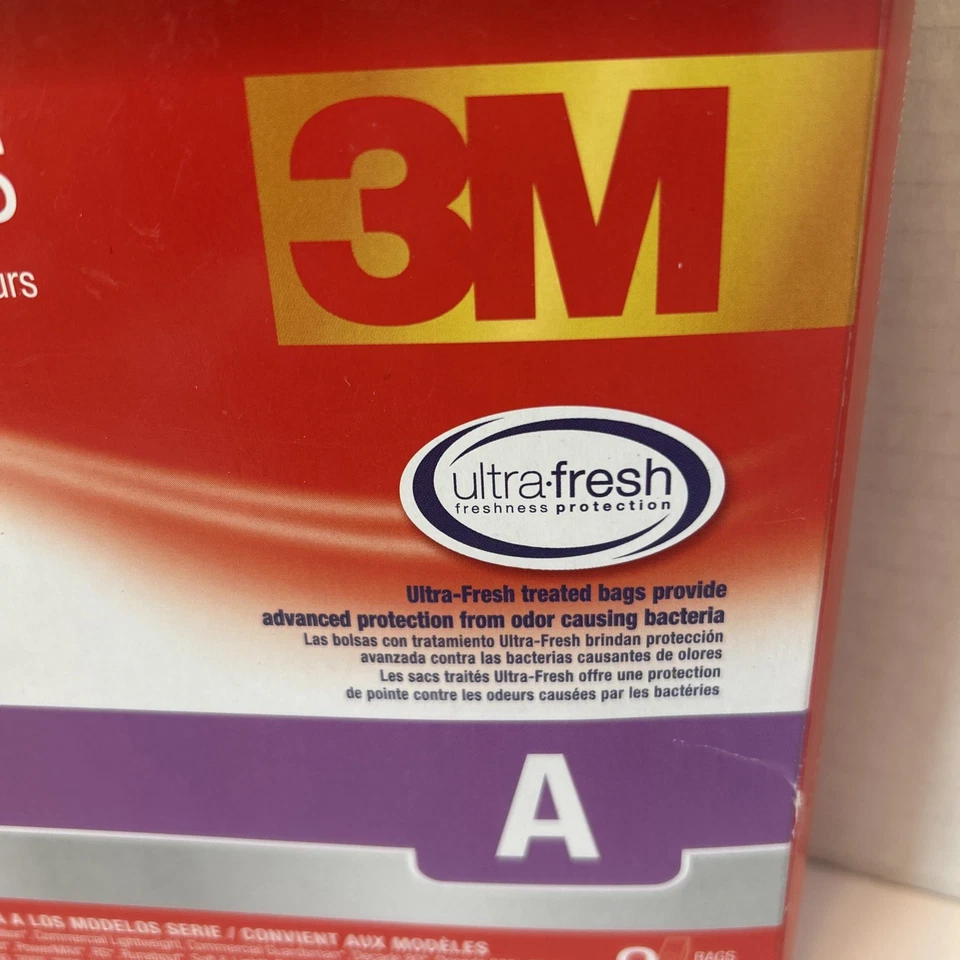 Filtrete 3M Vacuum Cleaner Bag Hoover Style A Micro Allergen 3 Pack New #64730A - Image 2 of 4