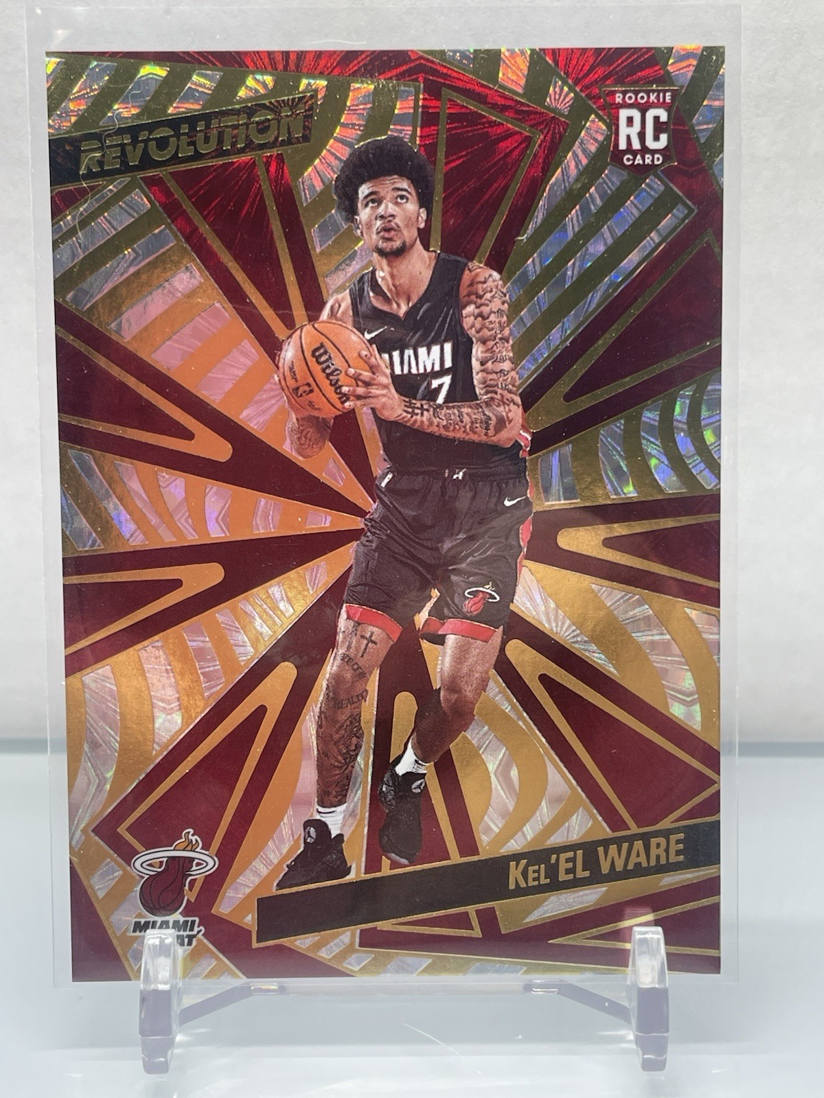 2024-25 Panini Revolution - Rookies Kel'el Ware #102 Fireworks /149 (RC)