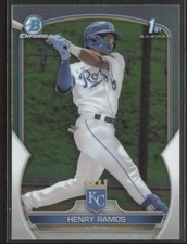 2023-24 Topps Bowman Chrome Henry Ramos BCP-96 Chrome Prospects 1st