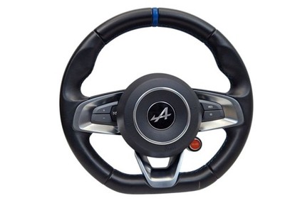 Lenkrad Multifunktion Leder abgeflacht passt für ALPINE A110 II 1.8