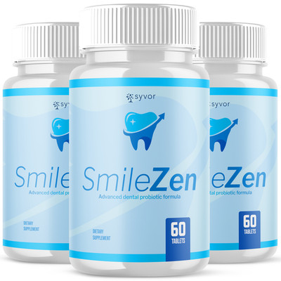 (3 Pack) Smile Zen Oral Probiotic Support Healthy Teeth & Gums SmileZen 180 Caps