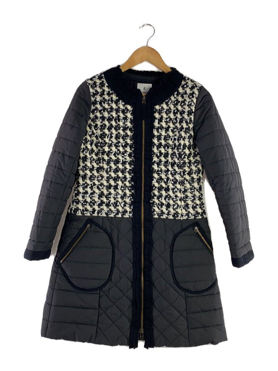 [美品]LANVIN en Blue フーデットコート ダブル ピーコート 38 美品]LANVIN en Blue フーデットコート ダブル ピーコート 38 美