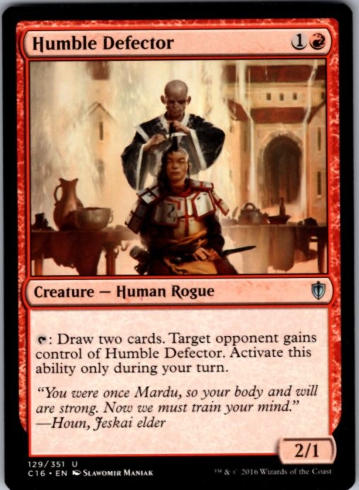 Humble Defector 129 Uncommon Commander 2016 Magic: The Gathering Lightly Played