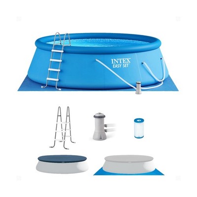 Intex 28167EH Easy Set Inflatable Swimming Pool Set: 15ft x 48in   Include