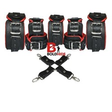 Set di 7 bondage BDSM in vera pelle giocattolo sessuale per coppia amore adulti