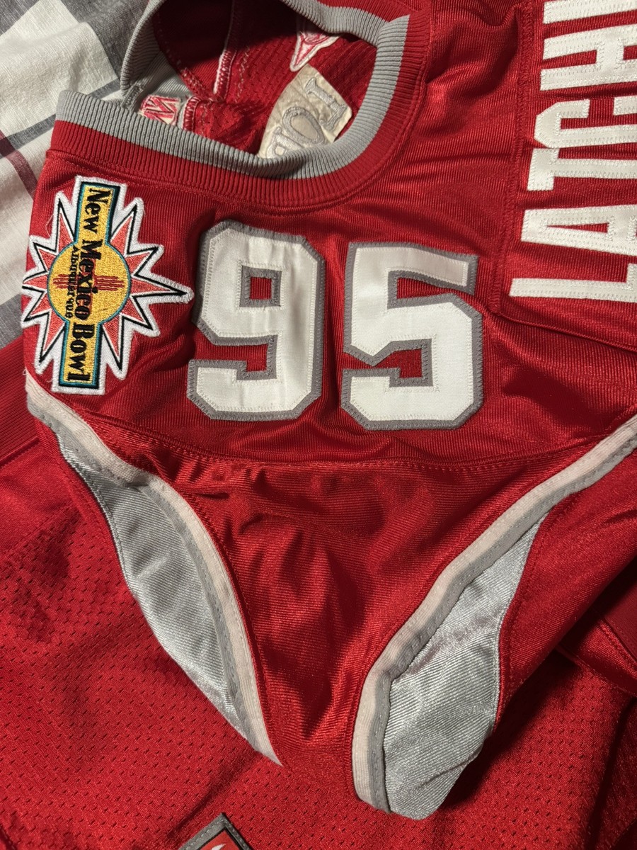 USA製 Nike ニューメキシコ大学ロボス アメフトユニフォーム Nike New Mexico Lobos Jaymar Latchison 2007 New Mexico Bowl Jersey