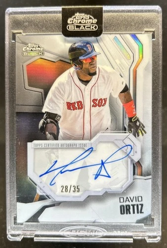 2026 Topps Chrome Black David Ortiz Ivory Autographs (RAW)