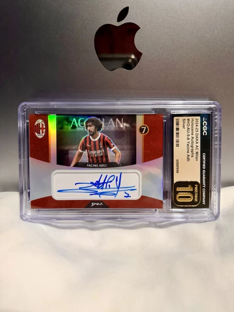 Yacine Adli 2024-25 DAKA AC Milan Auto /35 CGC Pristine 10