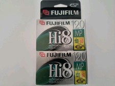 FUJIFILM Hi8 MP P6-120 Professional Grade Video Cassette 2-Pack New Sealed