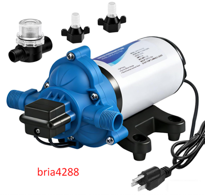 #ad 110V RV Water Pressure Pump 4GPM 50PSI 33 Series On Demand w Switch RV amp; Marines $58.99