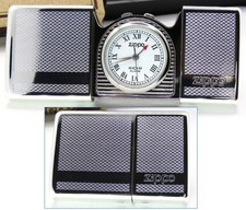 Zippo Time Tank Pocket Clock running 1995 Rare