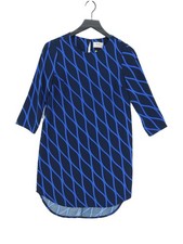 Hush A-Line Midi Dress UK6 in Blue