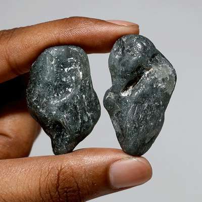 Deepwater Grandiderite Twins   Oceanic Mineral Collectors Set   Rare Specimens