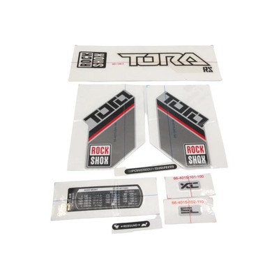 Rock Shox Aufklebersatz Tora XC/SL (10) mattsilber 11.4015.440.050 #179