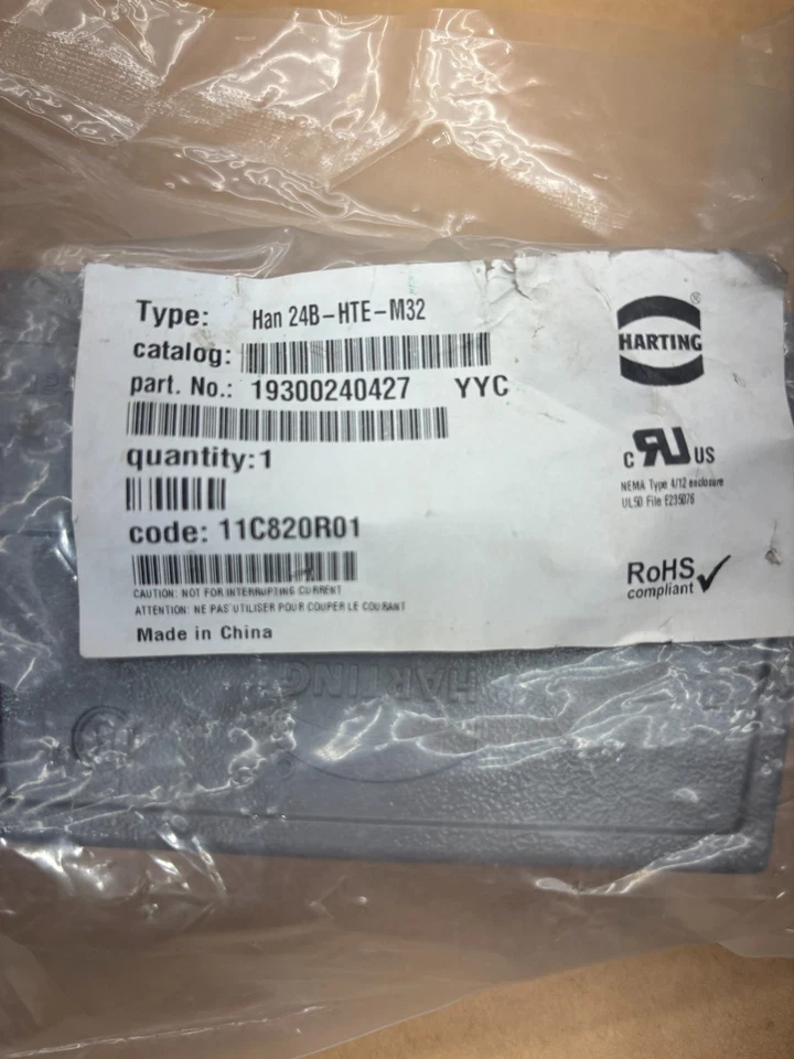 Harting 19300240427 Connector Hood Heavy Duty - Image 3 of 3