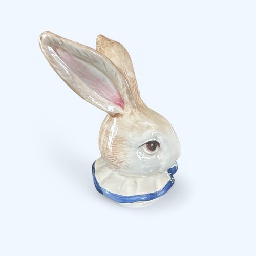 Vintage Fitz & Floyd Kitchen Cousins Chip & Dip Bowl 1993 Bunny Rabbit HTF - Picture 5 of 9