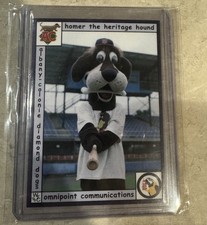 1999 Albany-Colonie Diamond Dogs Warning Track #26 Homer D. Dog Mascot - NM Card