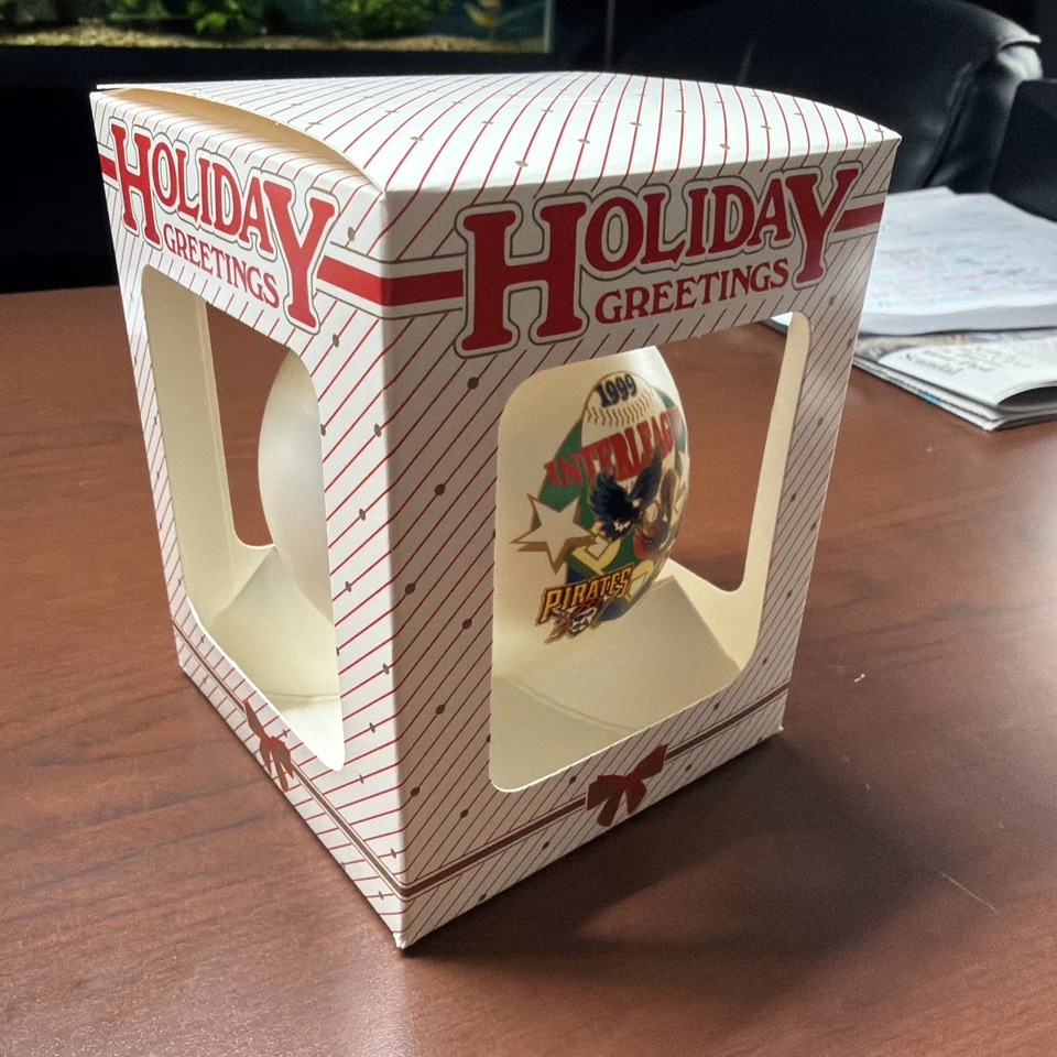 Christmas Ornament - 1999 INTERLEAUGUE - CLEVELAND INDIANS V PITTSBURGH PIRATES - Image 3 of 4