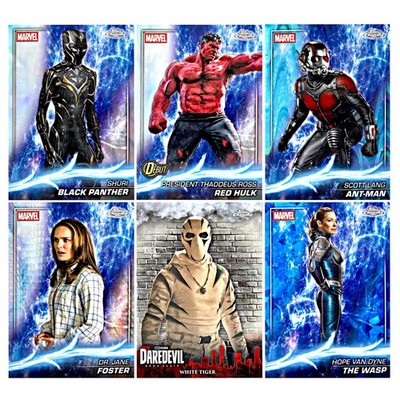 Topps Chrome 2025 Marvel Studios MCU - Parallels/Inserts/Sapphire zur Auswahl
