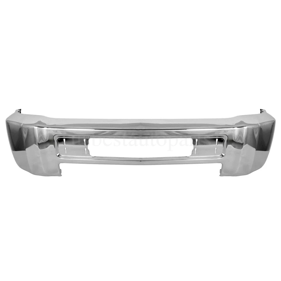 Steel Front Bumper Face Bar Chrome For 2015-2019Chevy Silverado 2500 3500 HD - Image 3 of 4
