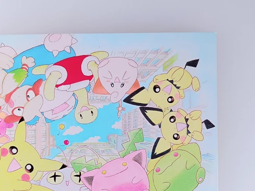 Postal Pokémon Pikachu & Friends por Keiko Fukuyama rara Nintendo de Japón - Imagen 5 de 7