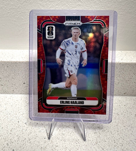 2026 Panini Prizm FIFA World Cup Erling Haaland Norway #333 Maple Leaf /86