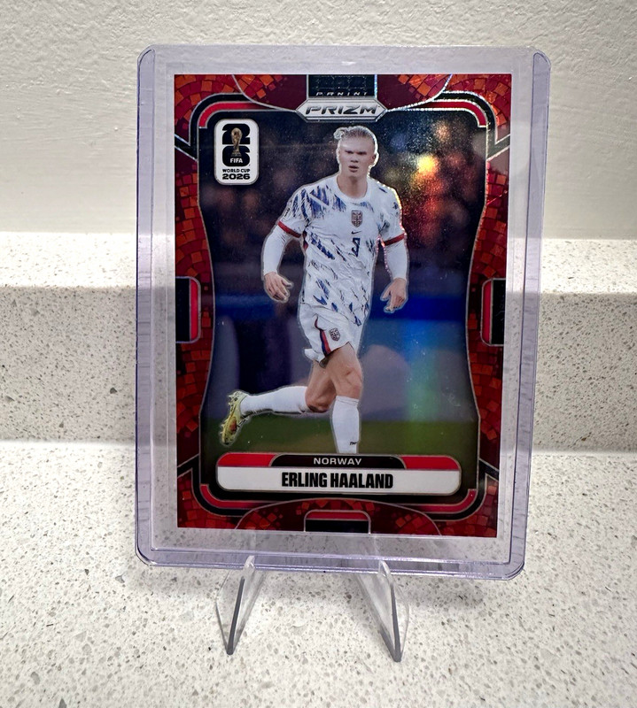 2026 Panini Prizm FIFA World Cup Erling Haaland Norway #333 Maple Leaf /86