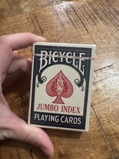 VINTAGE BICYCLE JUMBO INDEX 88 POKER PLAYING ...