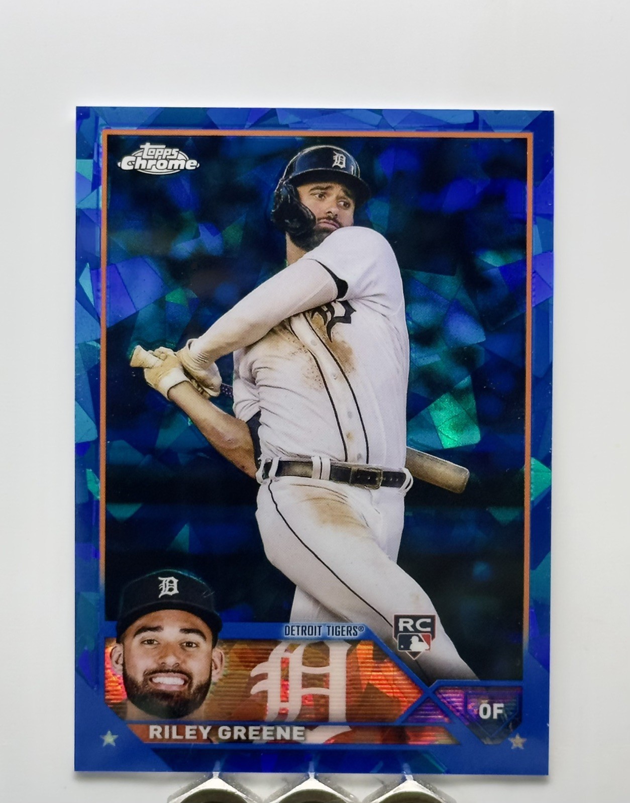 2023 Topps Chrome Sapphire Edition - Riley Greene #31 (RC)