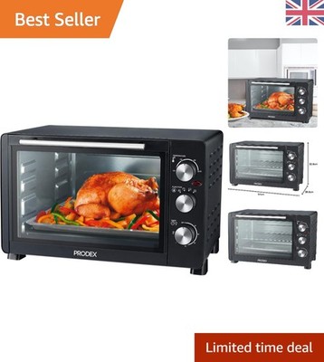 Eleganter 30 Liter Tisch-Minibackofen - Leistungsstarker 1500W Elektroherd & Grill