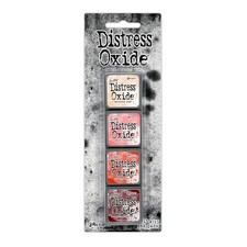 Ranger - Tim Holtz Distress Mini Oxide Ink Pads 4Pc - Kit 13, TDIK91592