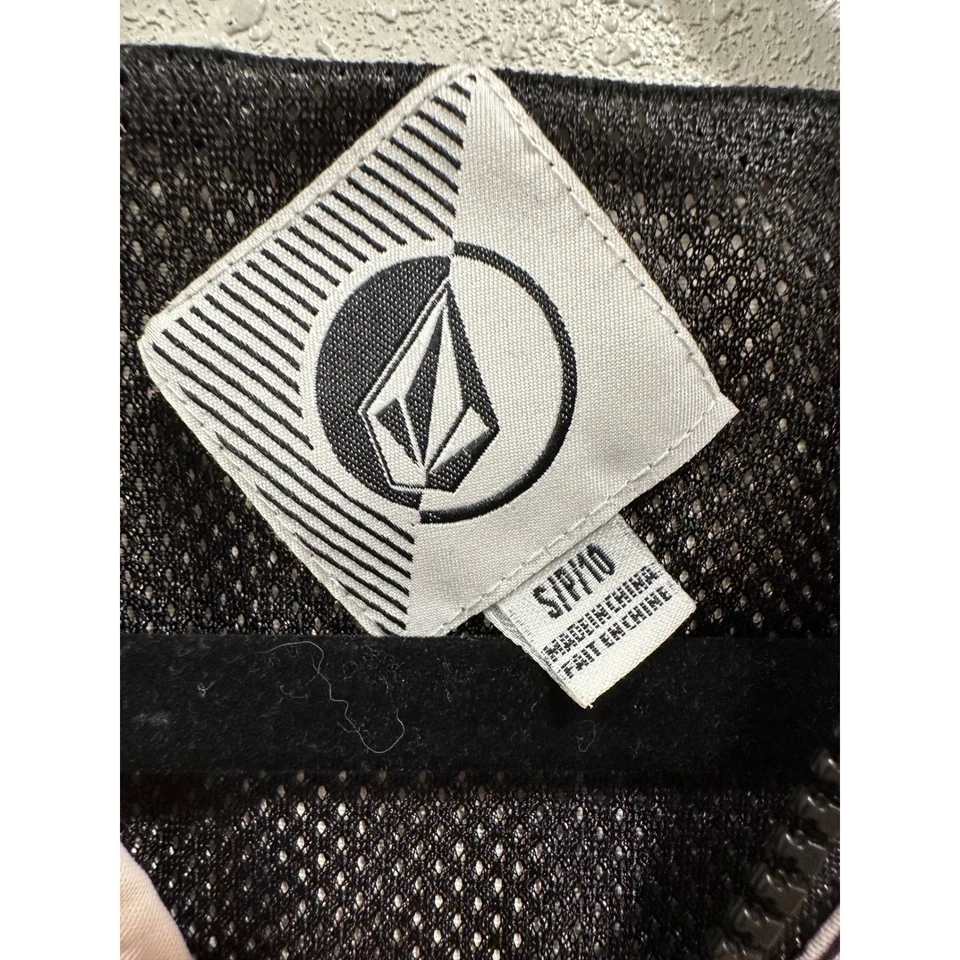 Volcom Women's Light Pink Palm Tree Print Hooded Windbreaker Jacket Size S/10 - Image 4 of 4