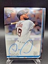 2019 Topps Chrome - Dawel Lugo Rookie Auto On Card #RA-DL (AU, RC)